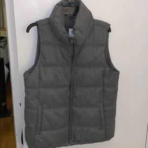 Grey old navy puffer vest